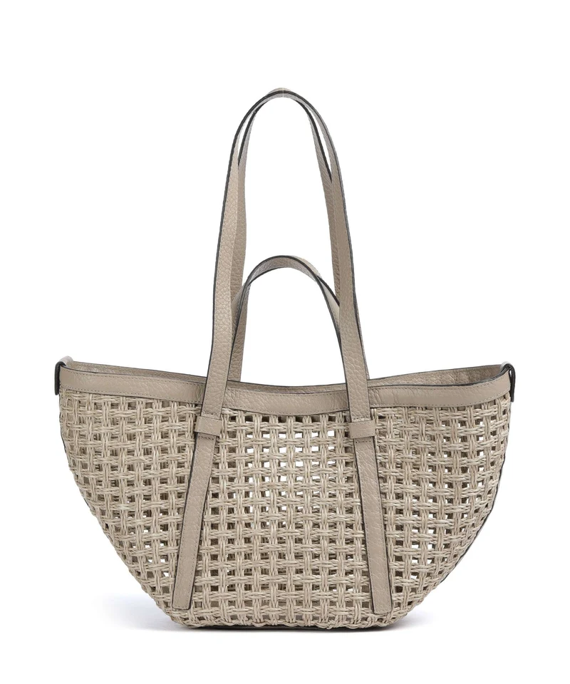 Abro Raffia Net Cosmo Medium Shopper sahara