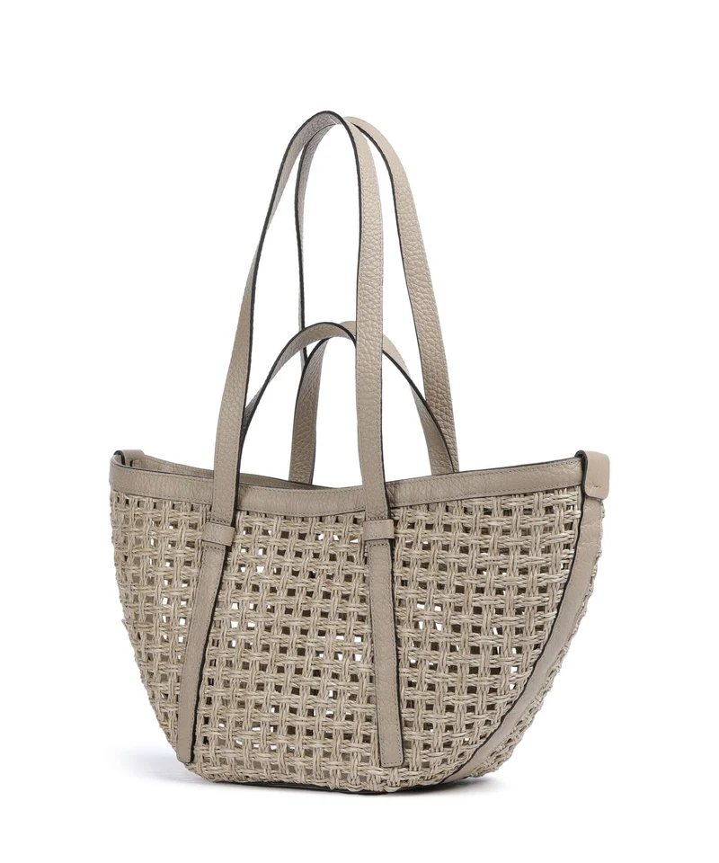Abro Raffia Net Cosmo Medium Shopper sahara