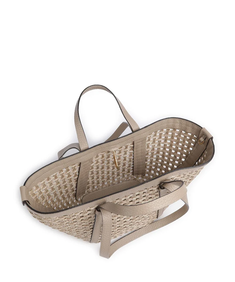 Abro Raffia Net Cosmo Medium Shopper sahara