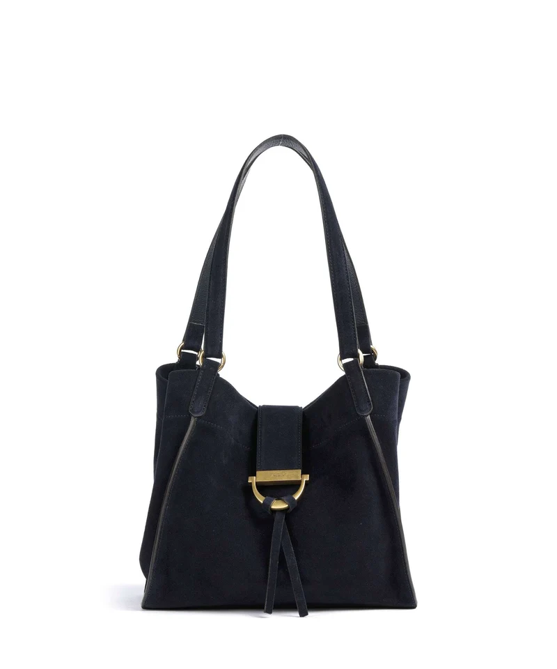 Abro Suede Temi Shopper navy