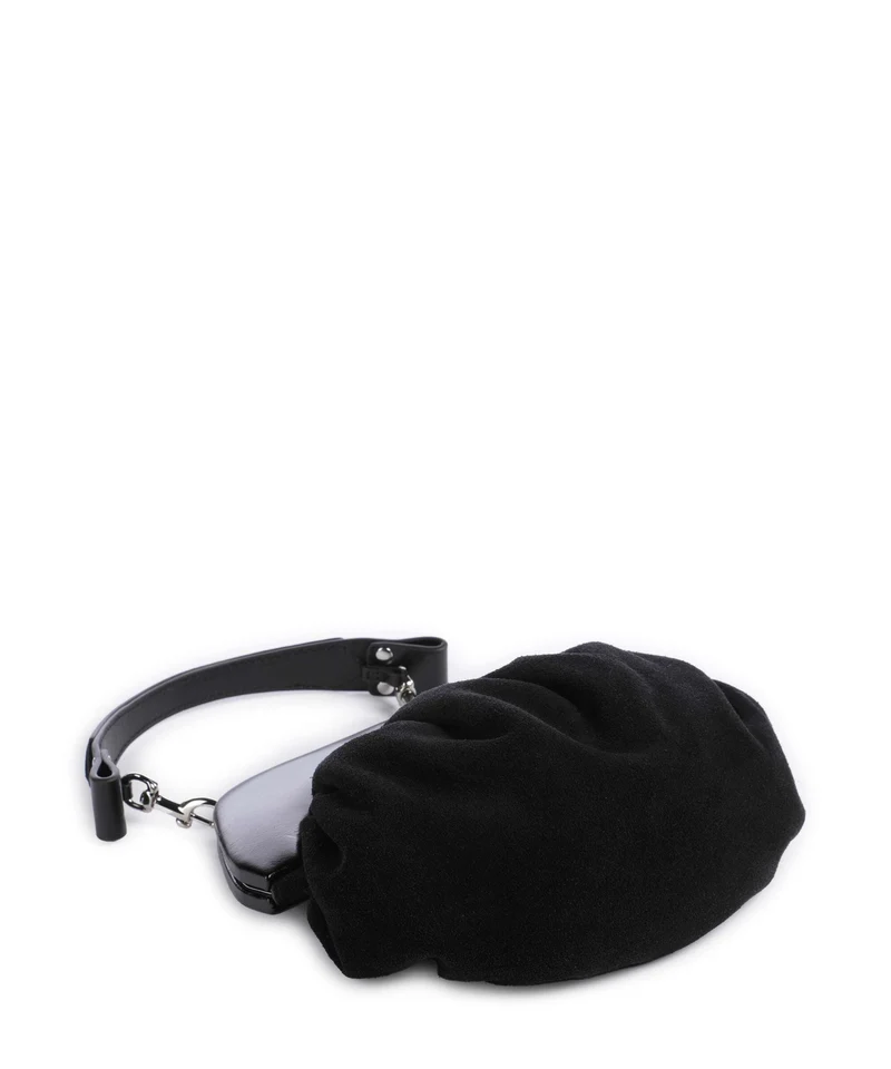 Vivienne Westwood Brooke Suede Handtasche black