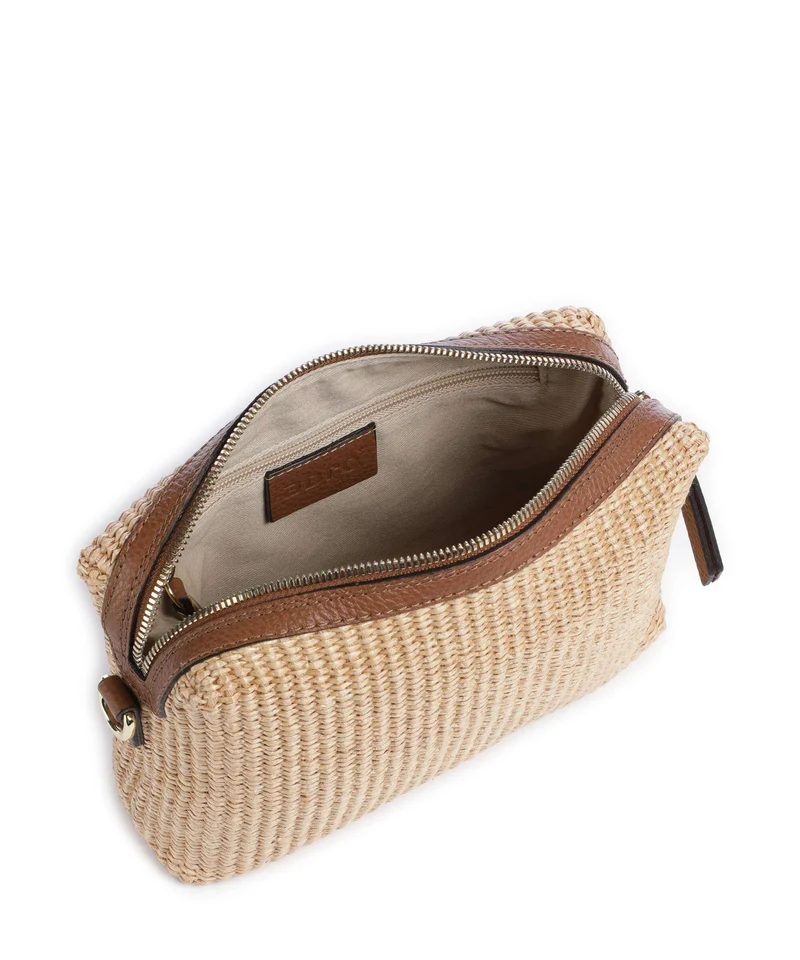 Abro Raffia Kaia Umhängetasche natural