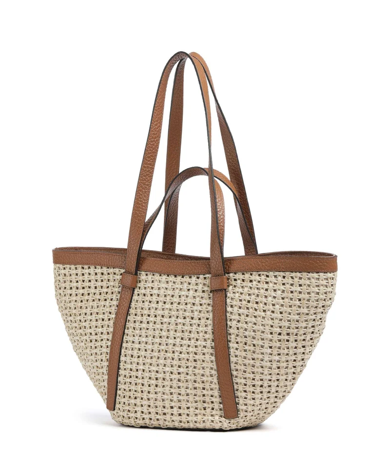Abro Raffia Cordino Cosmo Medium Shopper caramel/cognac