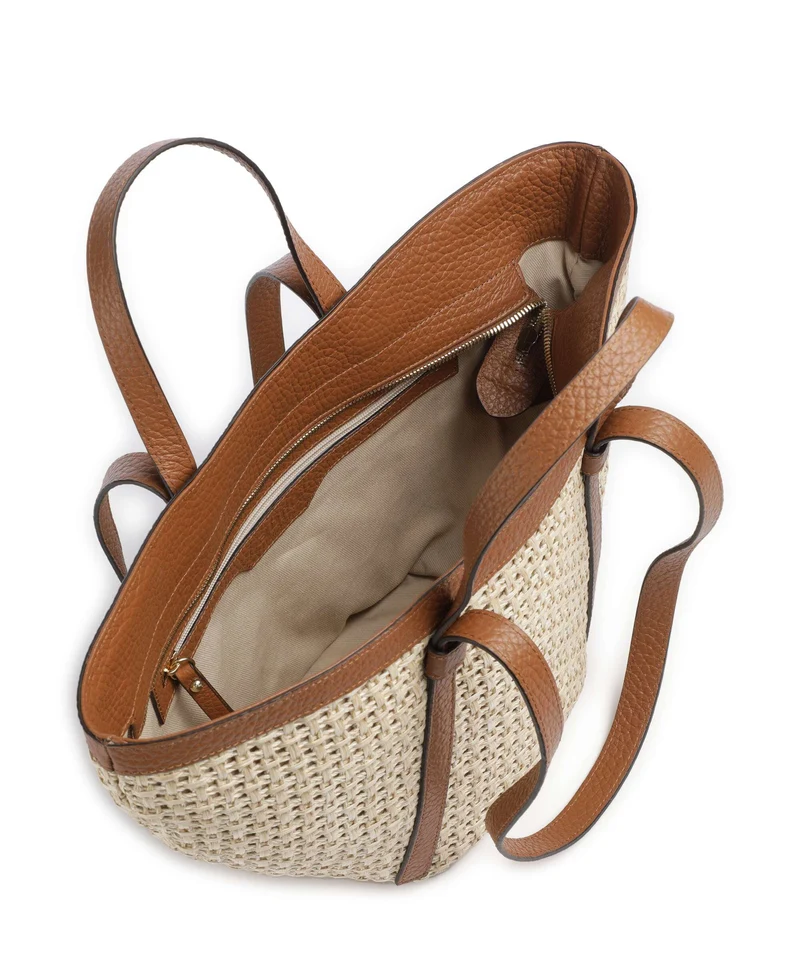 Abro Raffia Cordino Cosmo Medium Shopper caramel/cognac