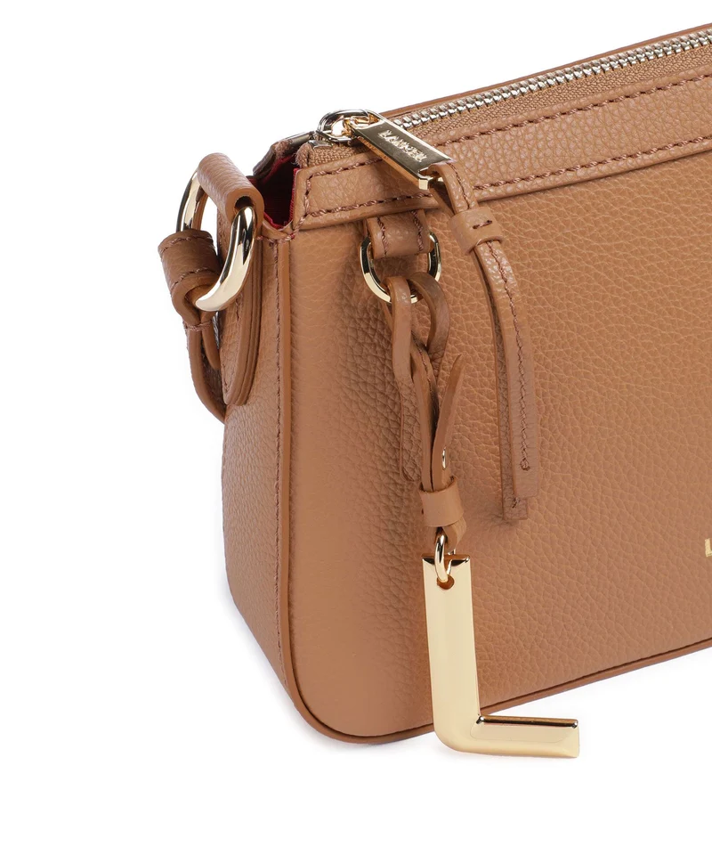 Lancel Faubourg Mini Umhängetasche camel