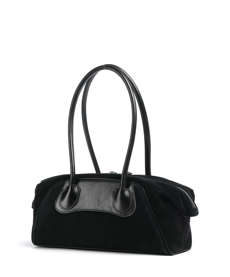 Vivienne Westwood Shirley Suede Small Schultertasche black