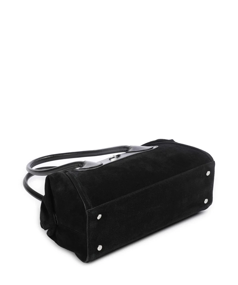 Vivienne Westwood Shirley Suede Small Schultertasche black