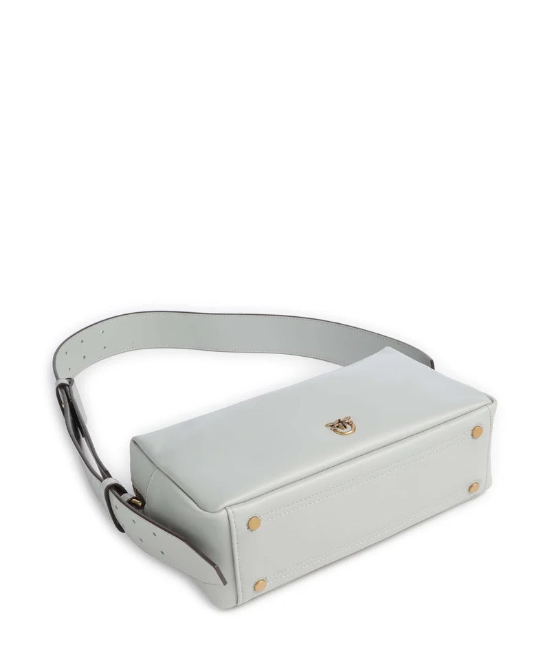 Pinko Schultertasche grigio perla/antique gold