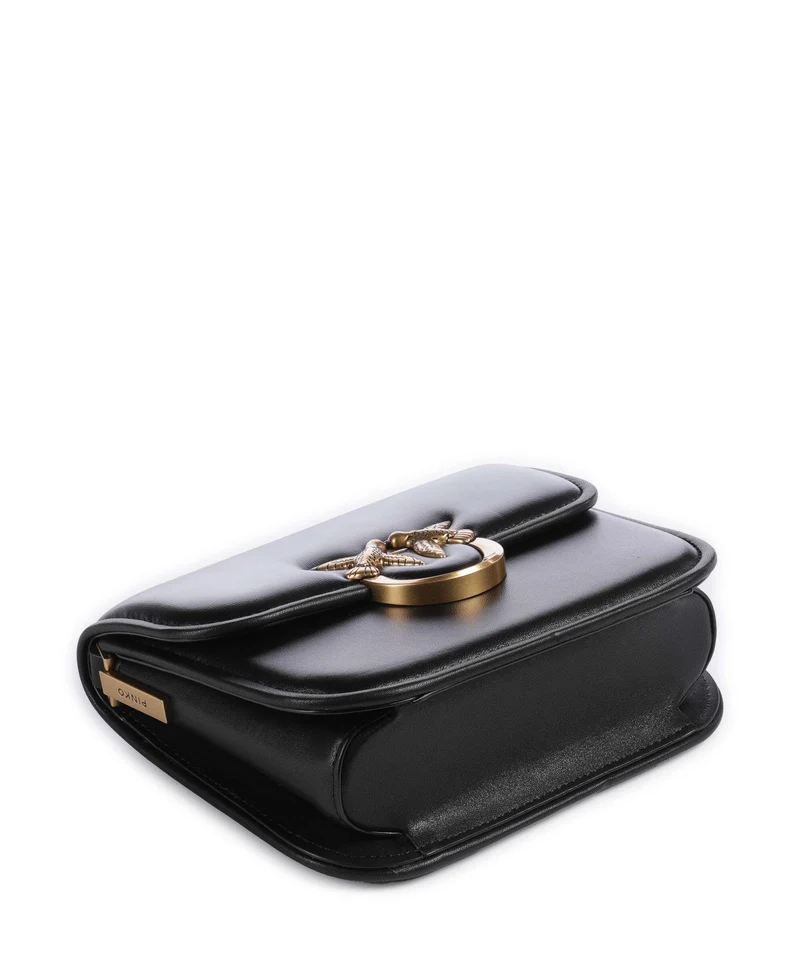 Pinko Love One Mini Umhängetasche nero/antique gold