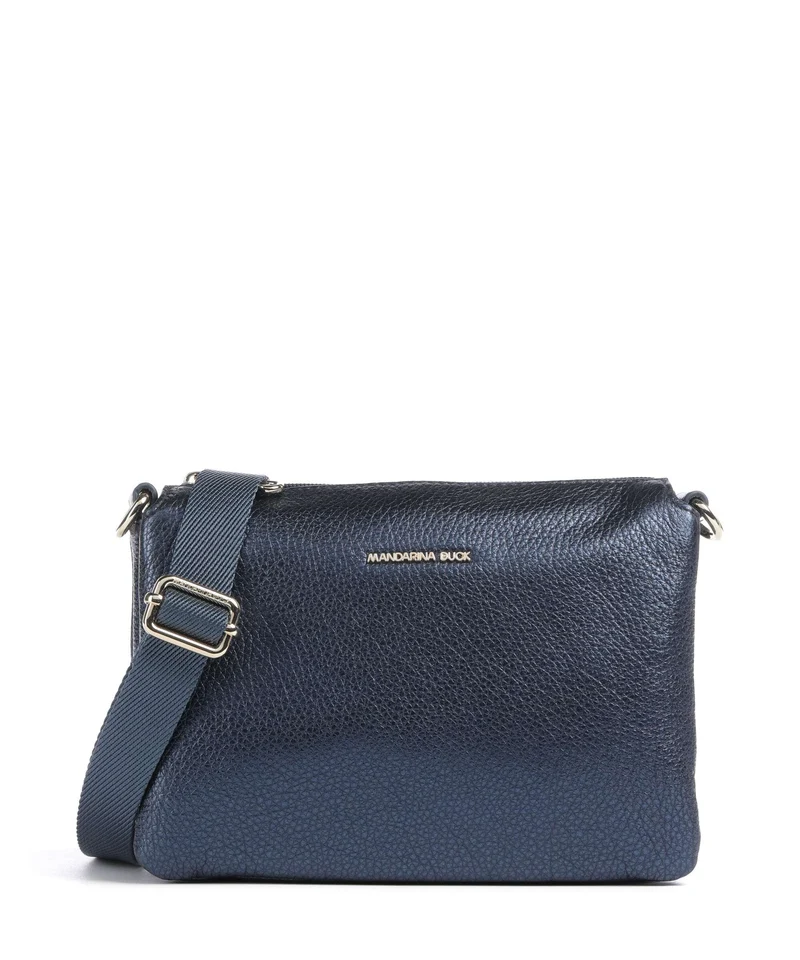 Mandarina Duck Mellow Metal Umhängetasche blue indigo