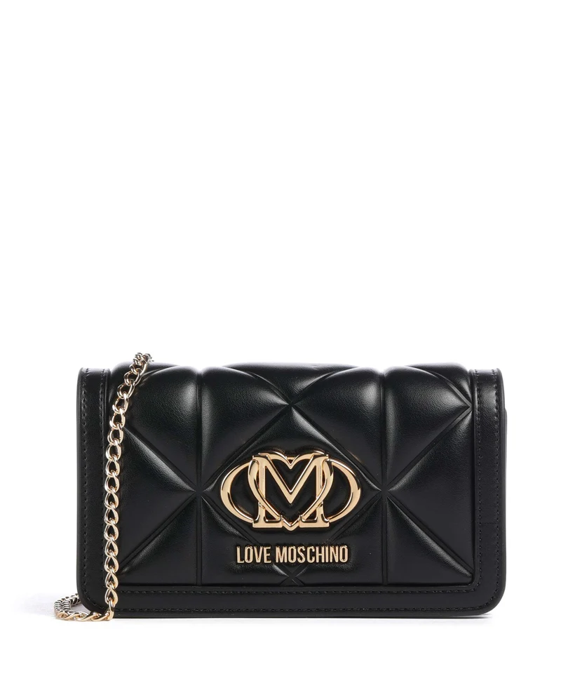 Love Moschino Embossed Q Geldbörse black