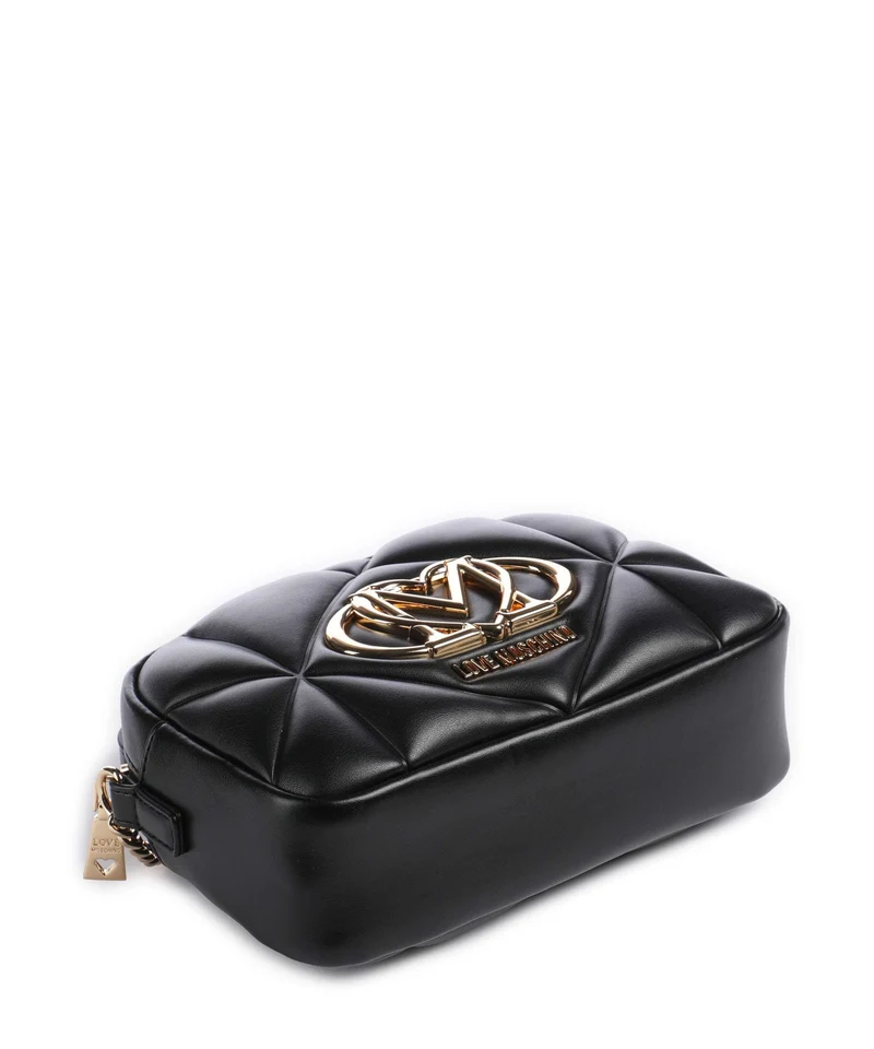 Love Moschino Embossed Q Umhängetasche black