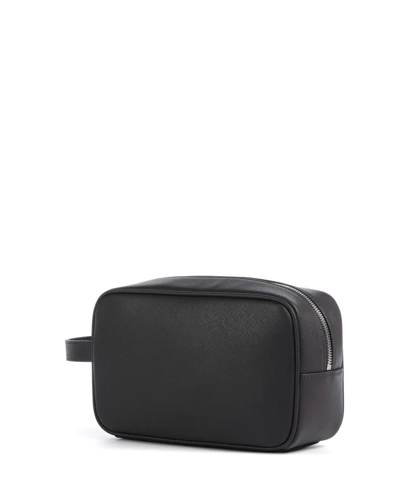 Emporio Armani Saffiano Animation Kulturbeutel ebony