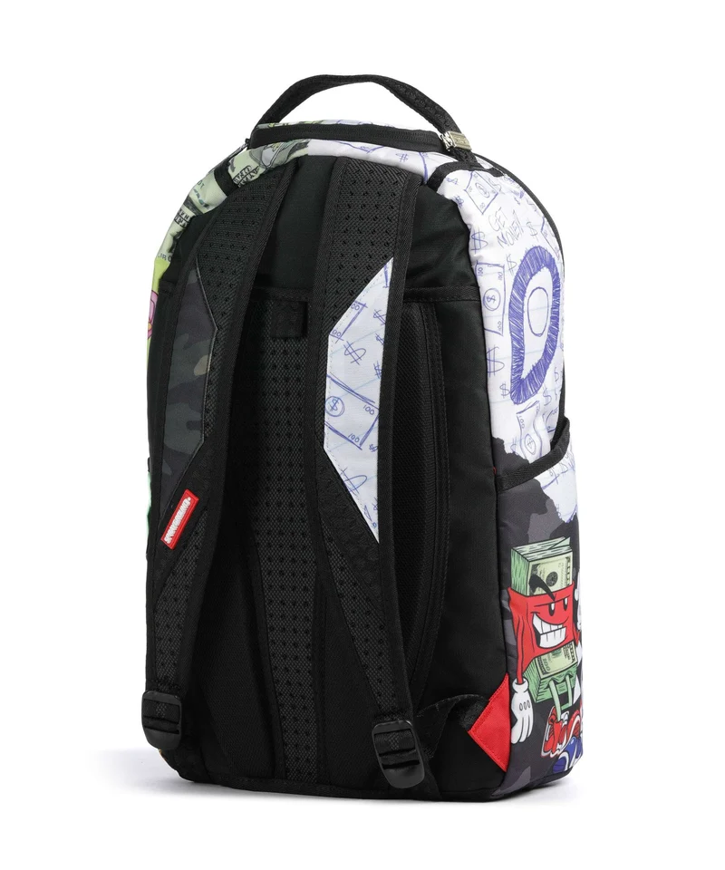 Sprayground Mean Money Collage Rucksack multicolour