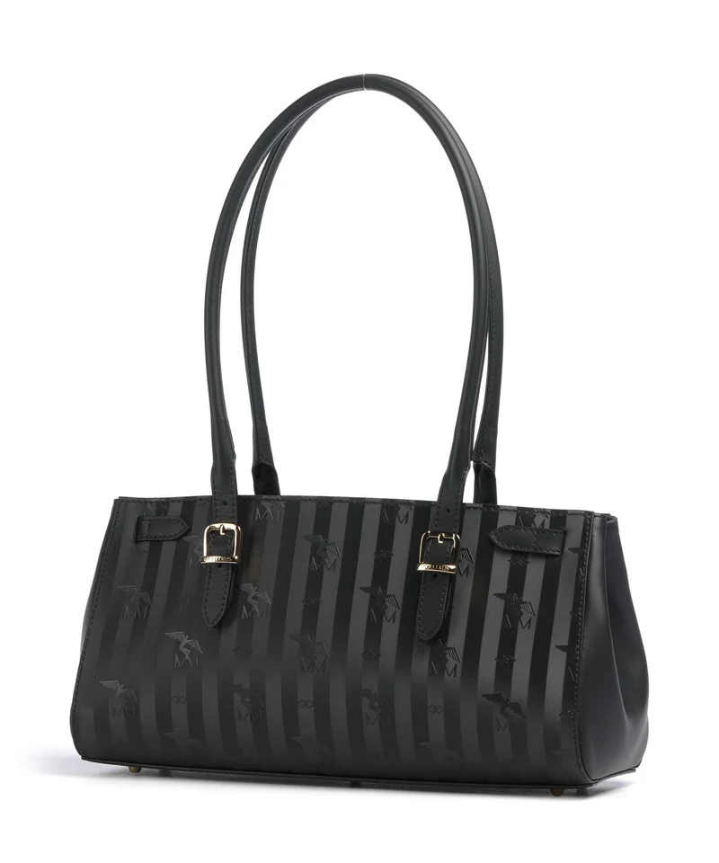 Maison Mollerus Vinerus Rue Schultertasche schwarz