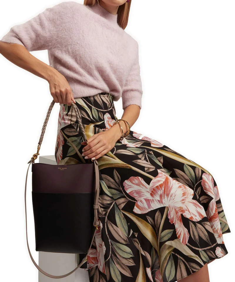 Ted Baker Wilna Bucket Handtasche wine