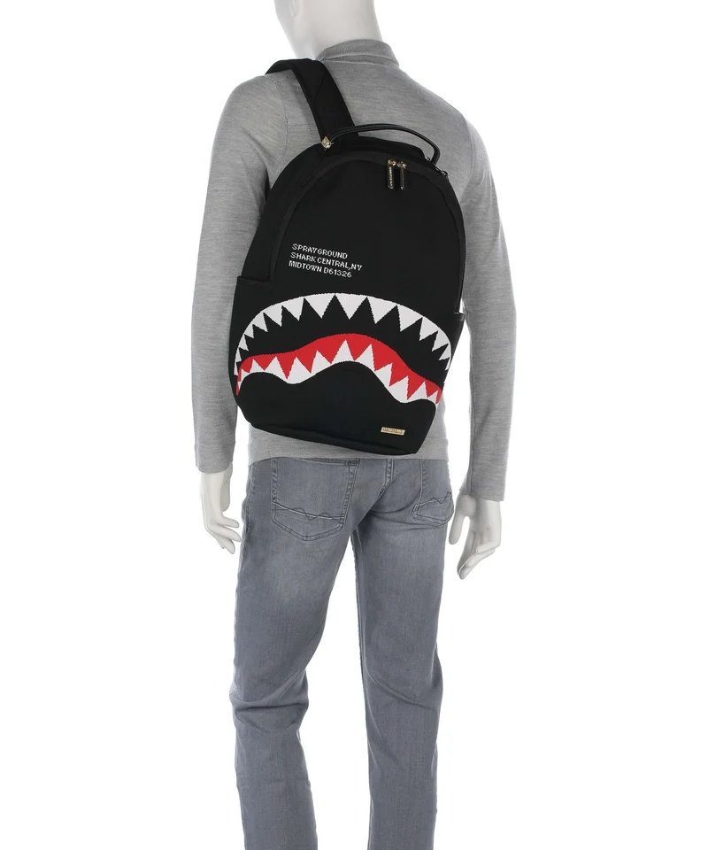 Sprayground Shark Central Knit Rucksack multicolour