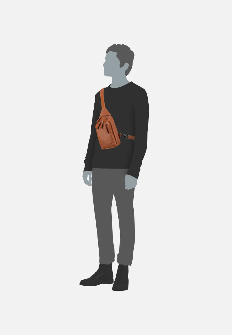 Riga 0284 Cognac - Sling Bag