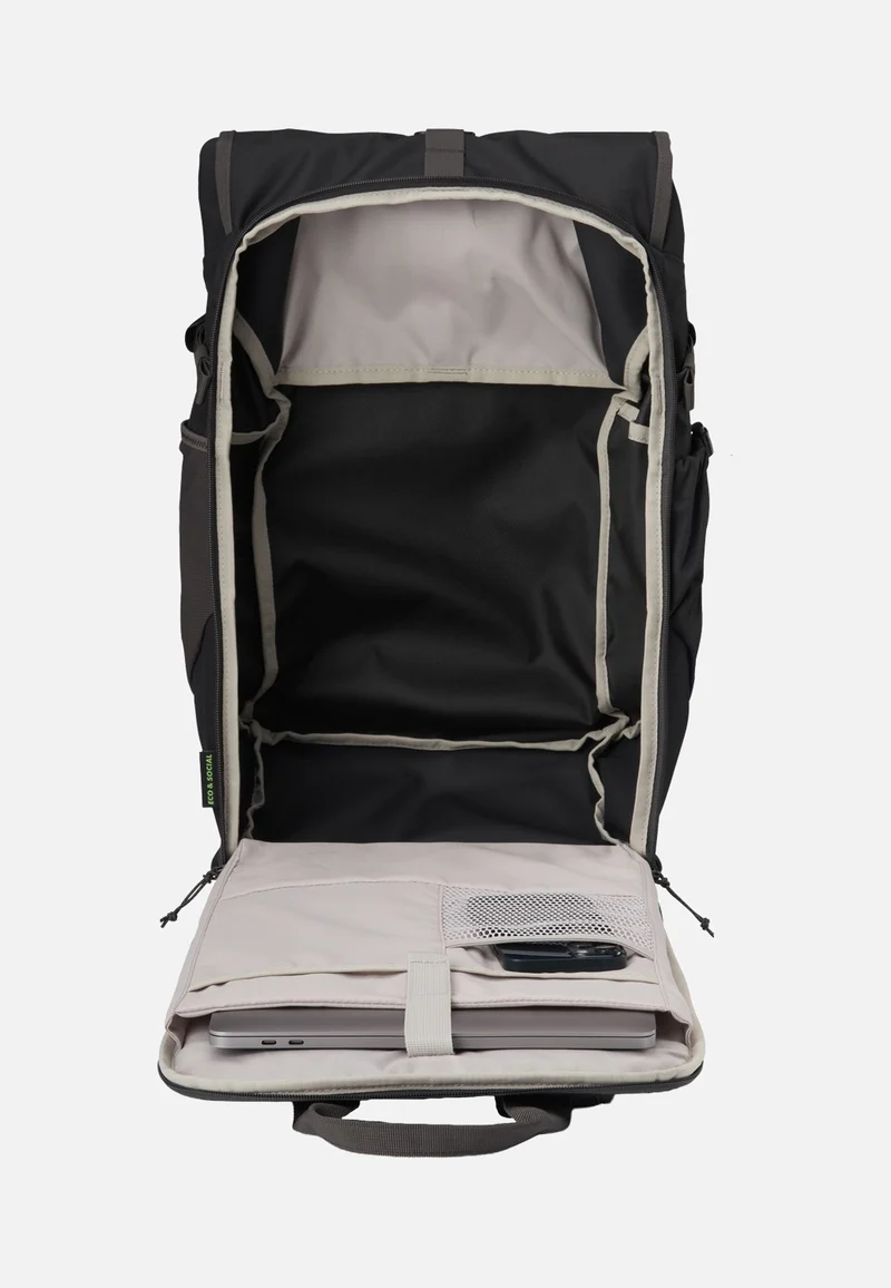 Roll Pack Black Charcoal - Rolltop Rucksack