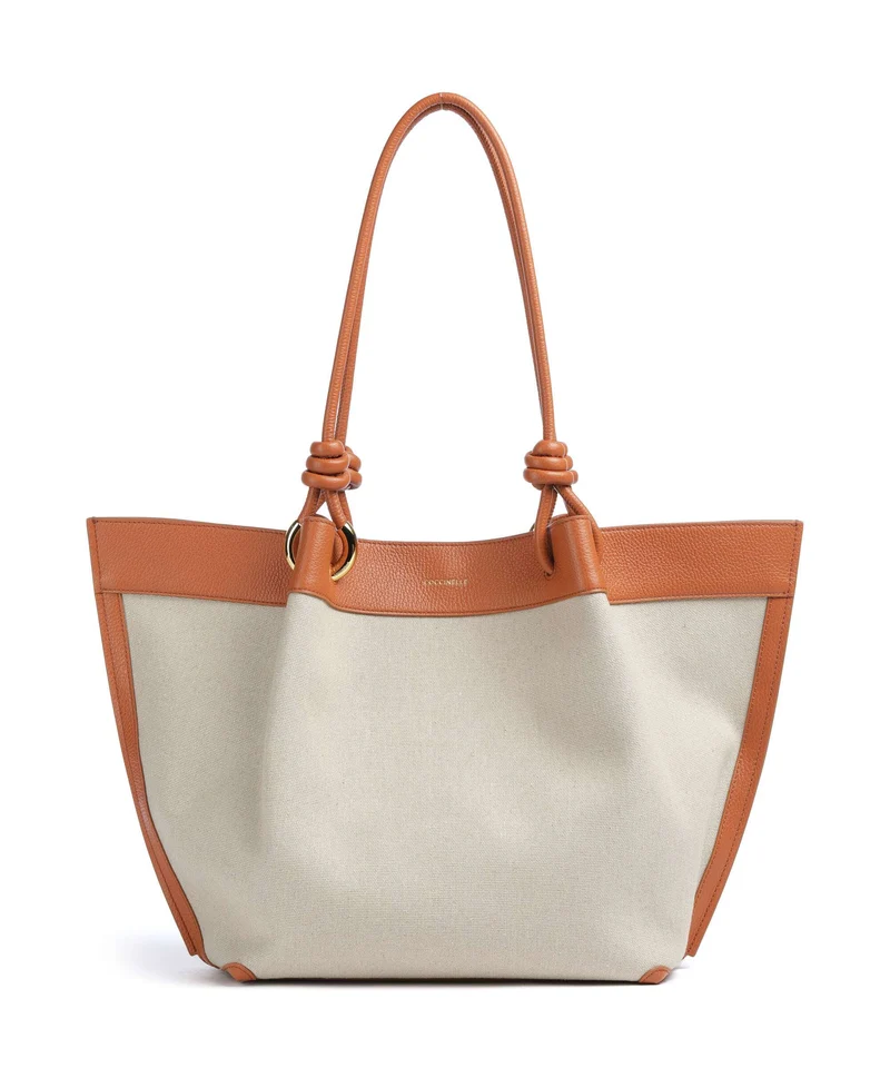 Coccinelle Finn Canvas Shopper natural/crab
