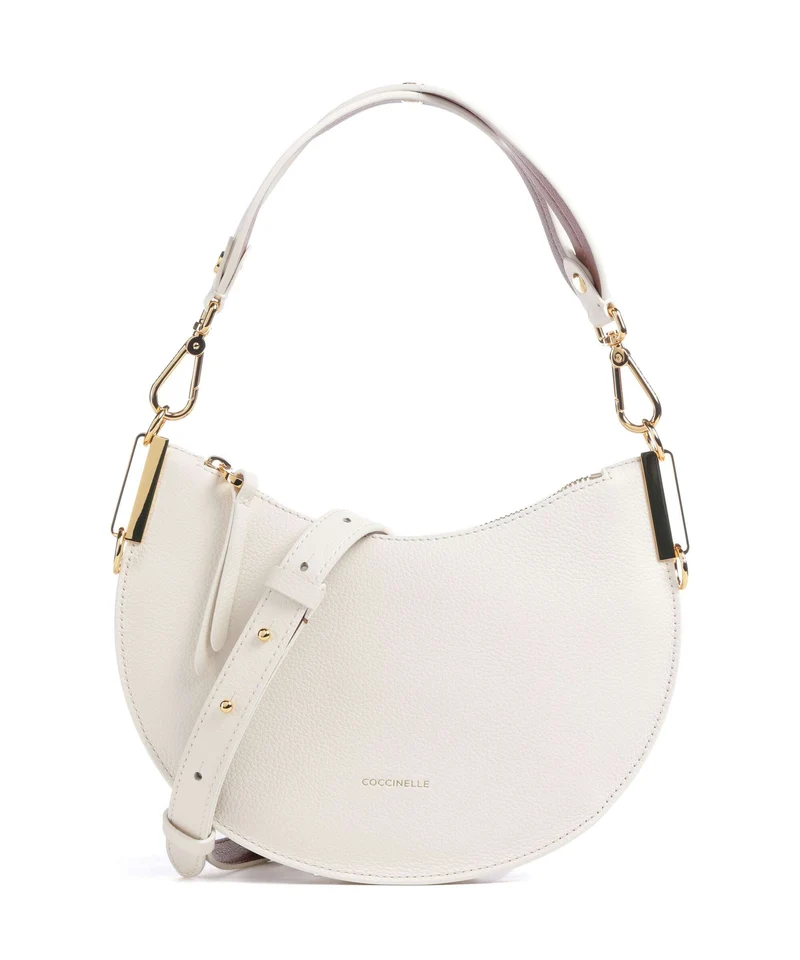 Coccinelle Sunup Schultertasche pearl/cognac