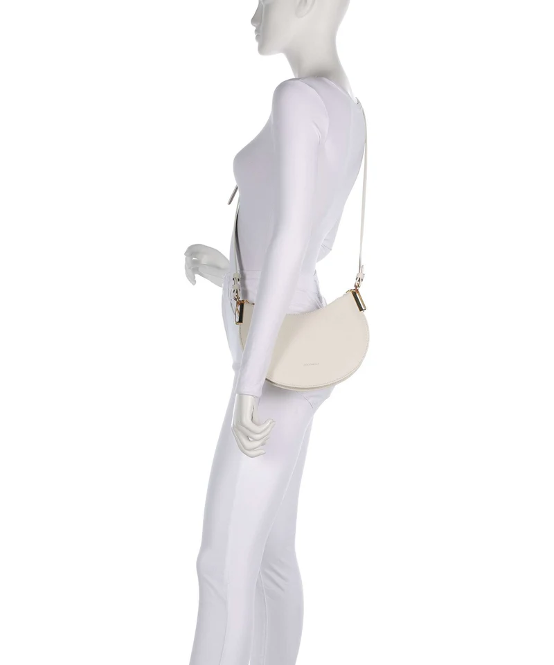 Coccinelle Sunup Schultertasche pearl/cognac