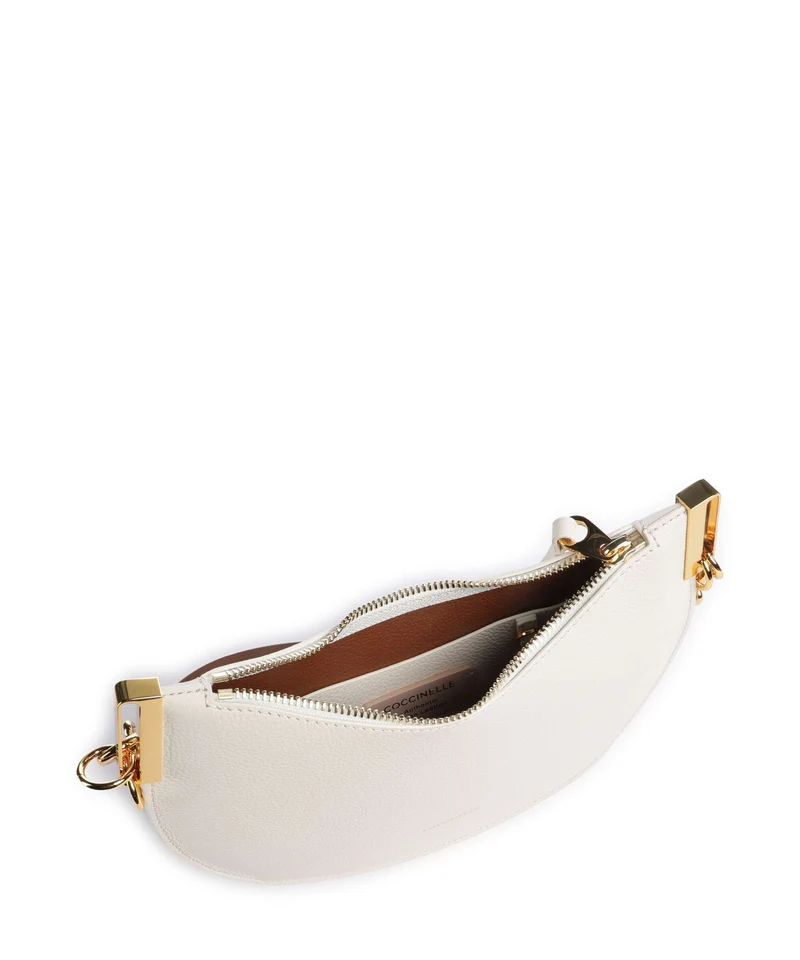 Coccinelle Sunup Schultertasche pearl/cognac
