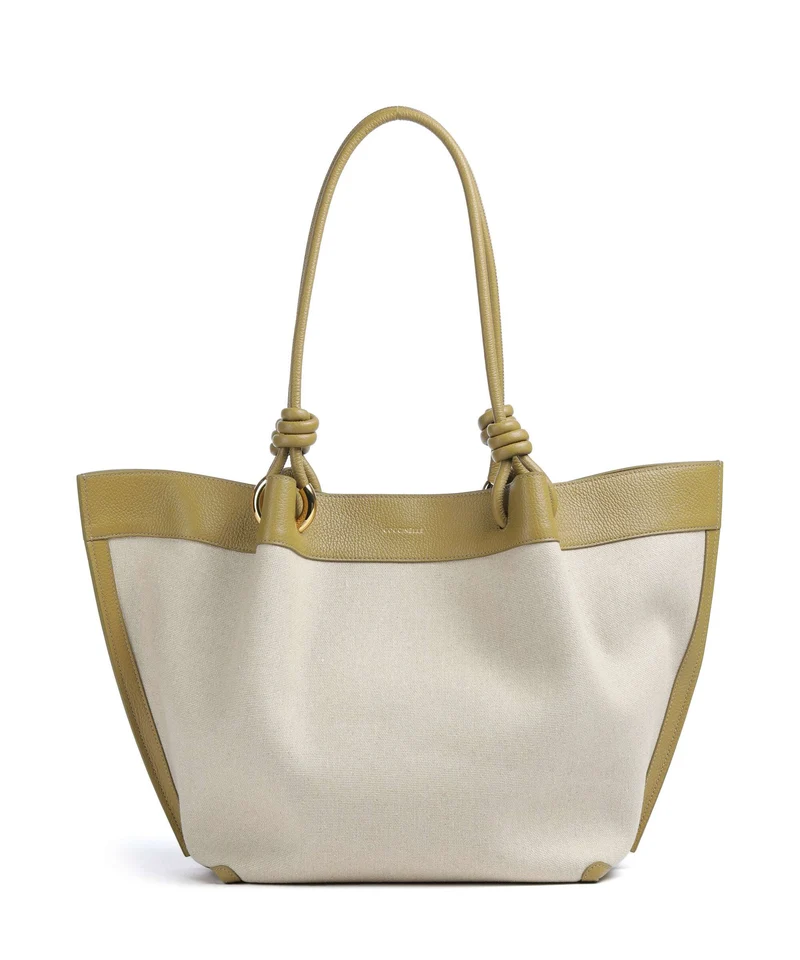 Coccinelle Finn Canvas Shopper natural/seagrass
