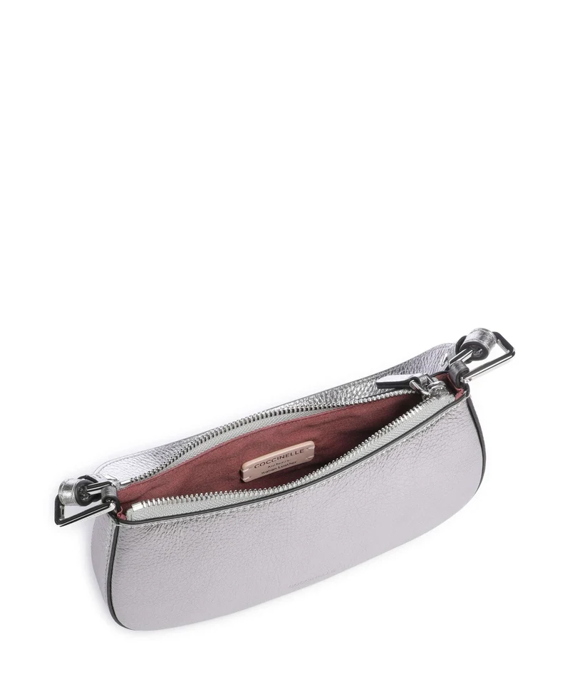 Coccinelle Merveille Schultertasche steel