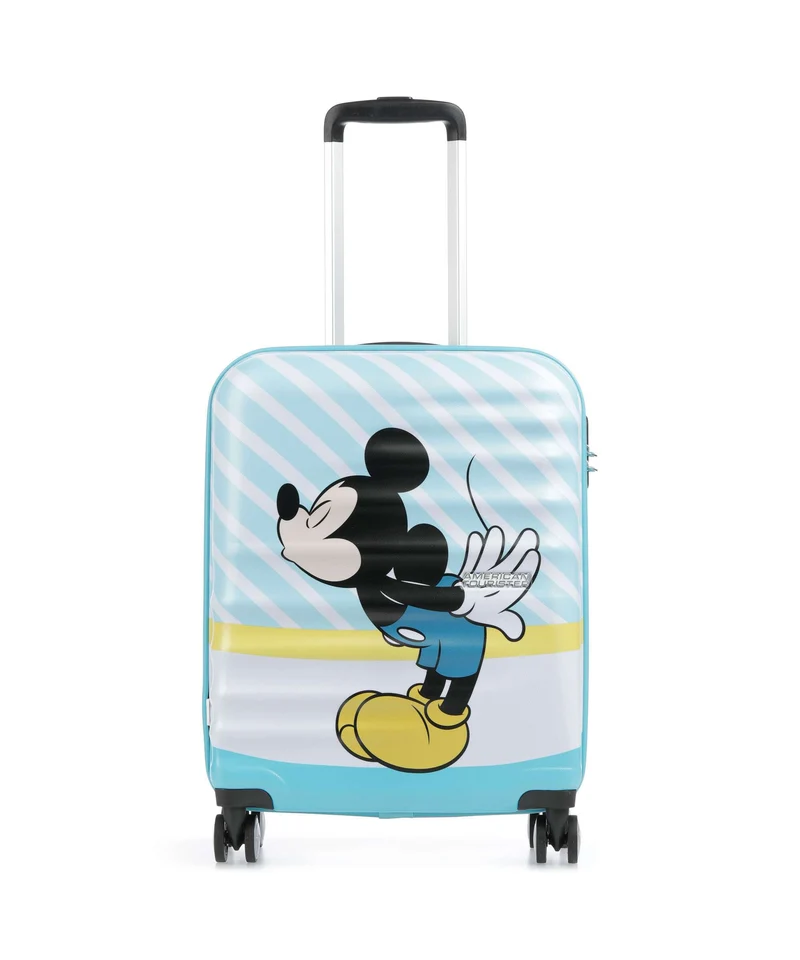 American Tourister Wavebreaker Disney 4-Rollen Trolley mickey blue kiss