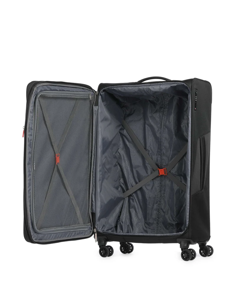 American Tourister Summerfunk 4-Rollen Trolley black