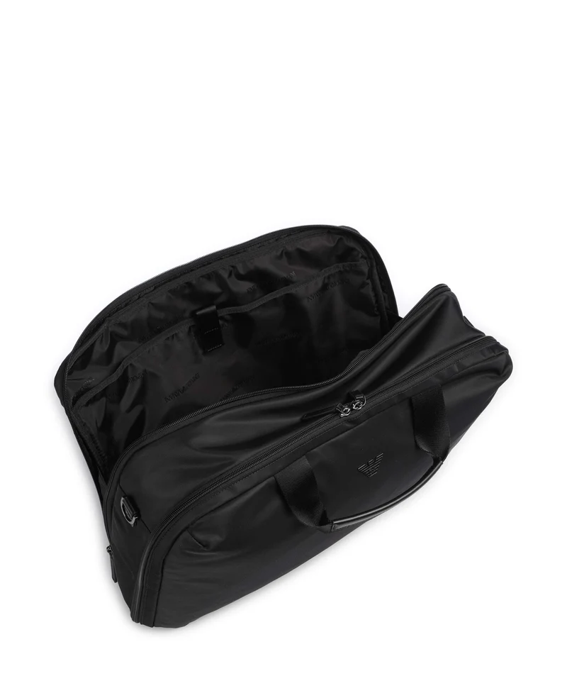 Emporio Armani Recycled Nylon Rucksack-Tasche black beauty