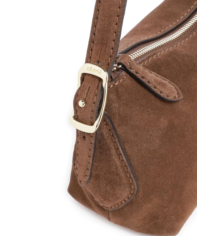Abro Suede Carina Schultertasche wood