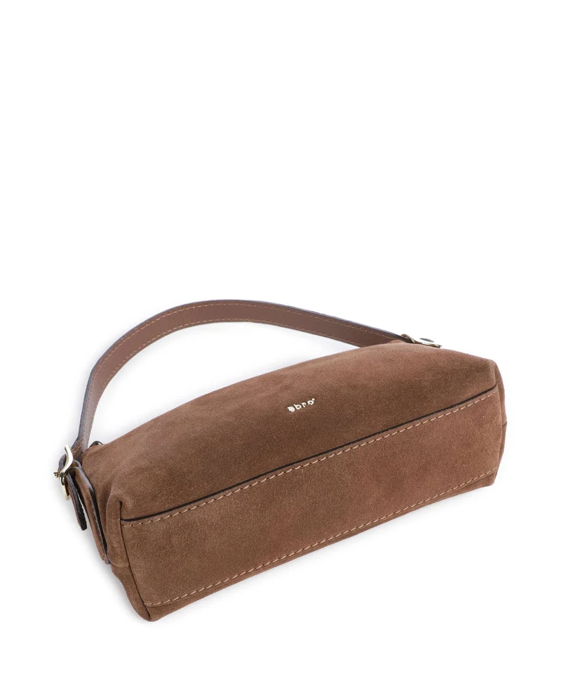 Abro Suede Carina Schultertasche wood