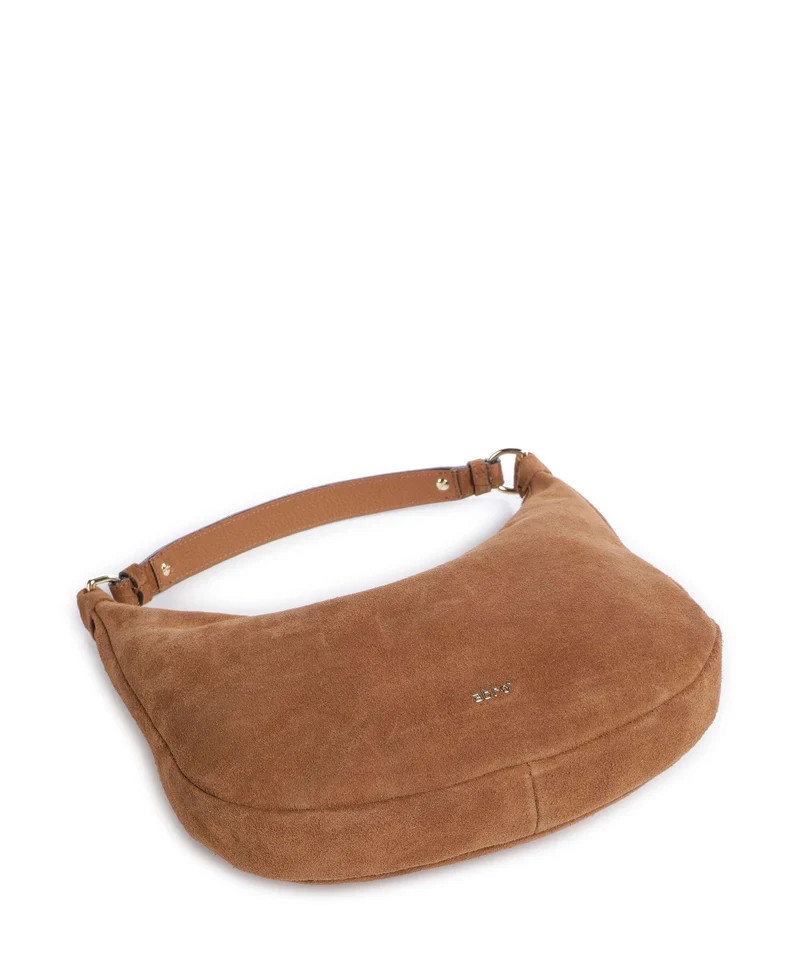 Abro Suede Nana Mini Beuteltasche cuoio