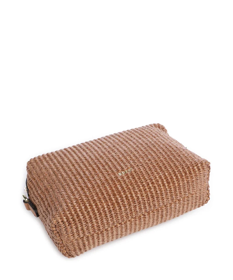 Abro Raffia Kaia Umhängetasche caramel/cognac