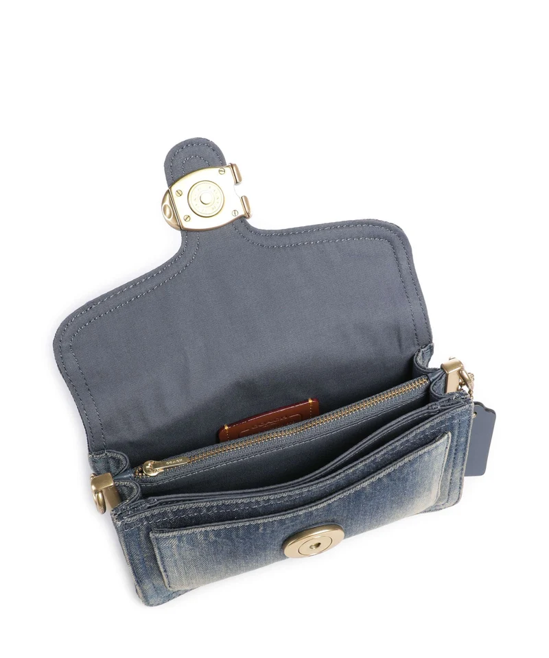 Coach Tabby Loved Denim 20 Schultertasche dark indigo