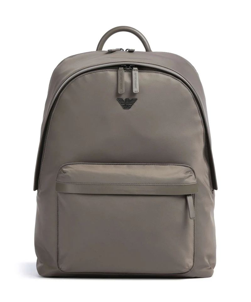 Emporio Armani Recycled Nylon Rucksack major brown
