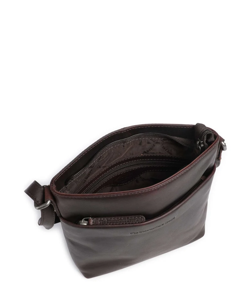 The Chesterfield Brand Wax Pull Up Cow Navene Umhängetasche brown