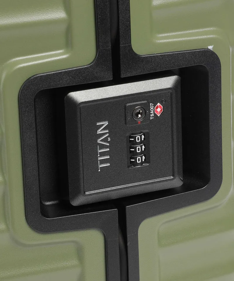 Titan Overseas 4-Rollen Trolley forest green