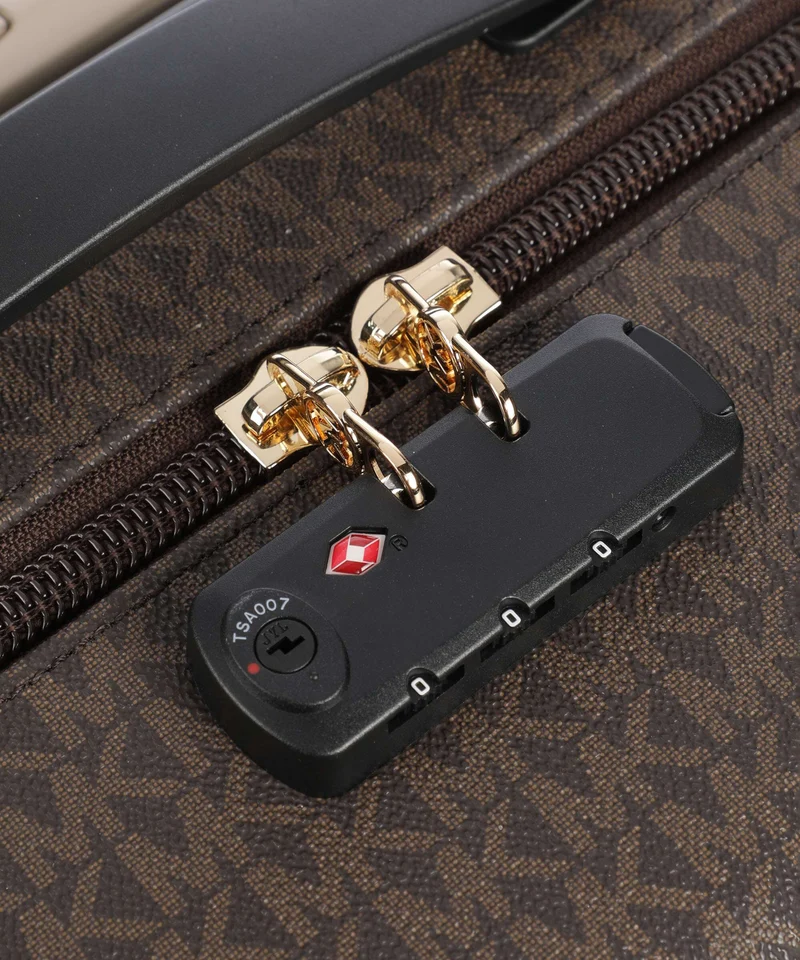 Michael Kors Travel 4-Rollen Trolley brown/acorn