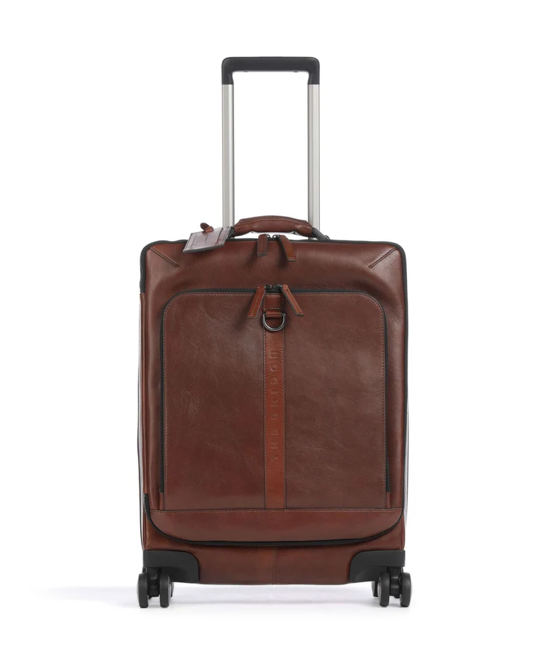 The Bridge Giacomo Travel 4-Rollen Trolley brown