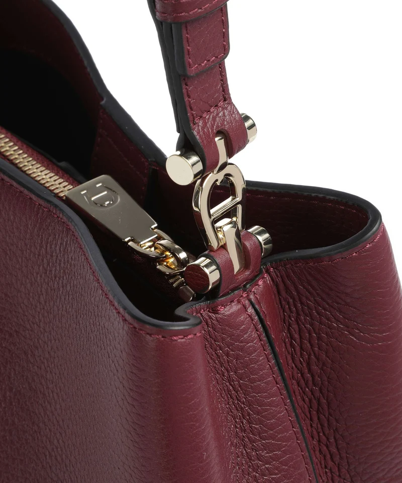 Aigner Delia S Bucket Handtasche burgundy