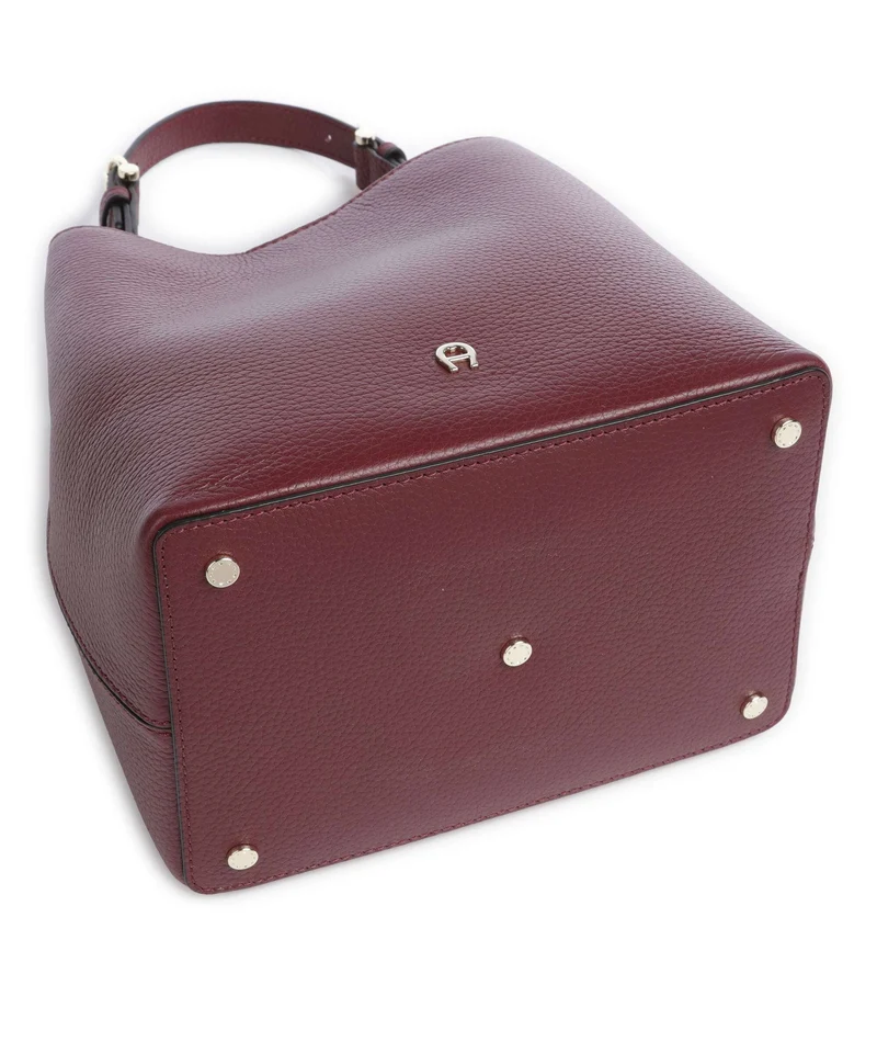 Aigner Delia S Bucket Handtasche burgundy