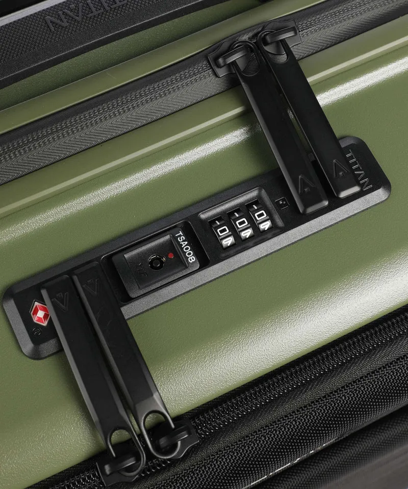 Titan Upgrade 4-Rollen Trolley forest green