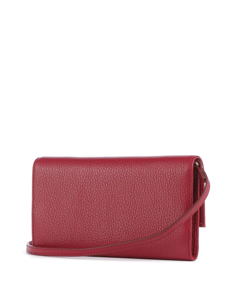 Coccinelle Metallic Soft Geldbörse sangria