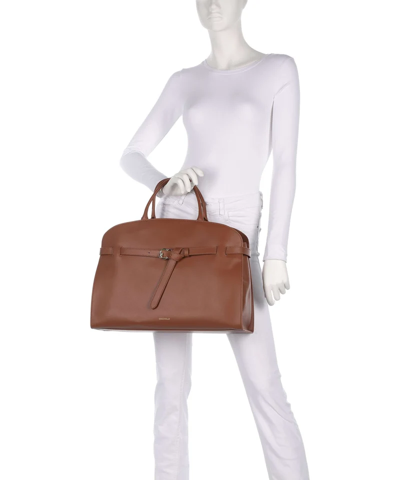 Coccinelle Sabine Handtasche cognac