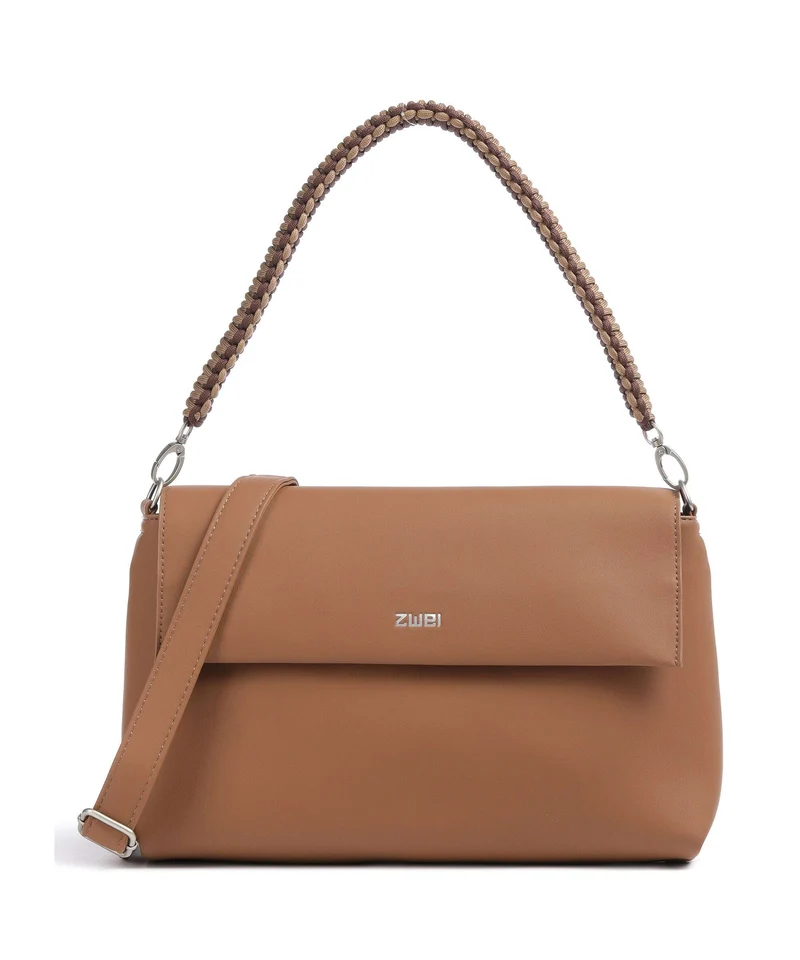 Zwei Yuna YU60 Schultertasche hazel