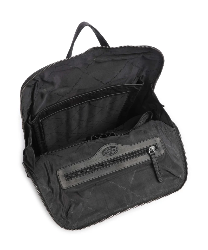 The Chesterfield Brand Wax Pull Up Cow Filmore Rucksack black