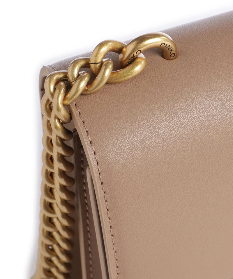 Pinko Love One Mini Umhängetasche biscotto zenzero